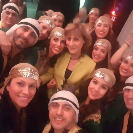 فراشة الرقص الاستعراضي الفنانة المتألقة "فريال الخازن - خشيبون " 